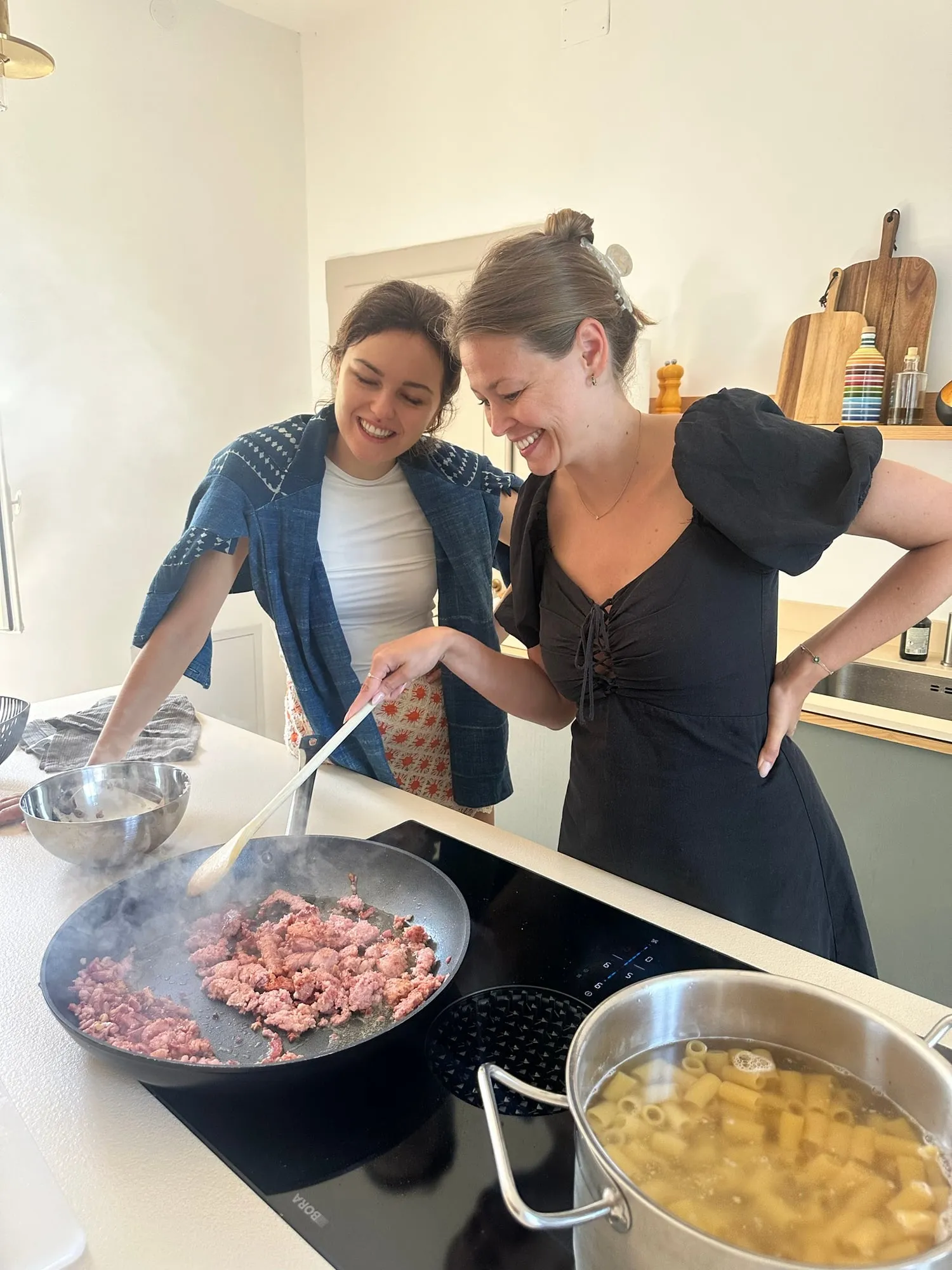 Kochen mit Freundin