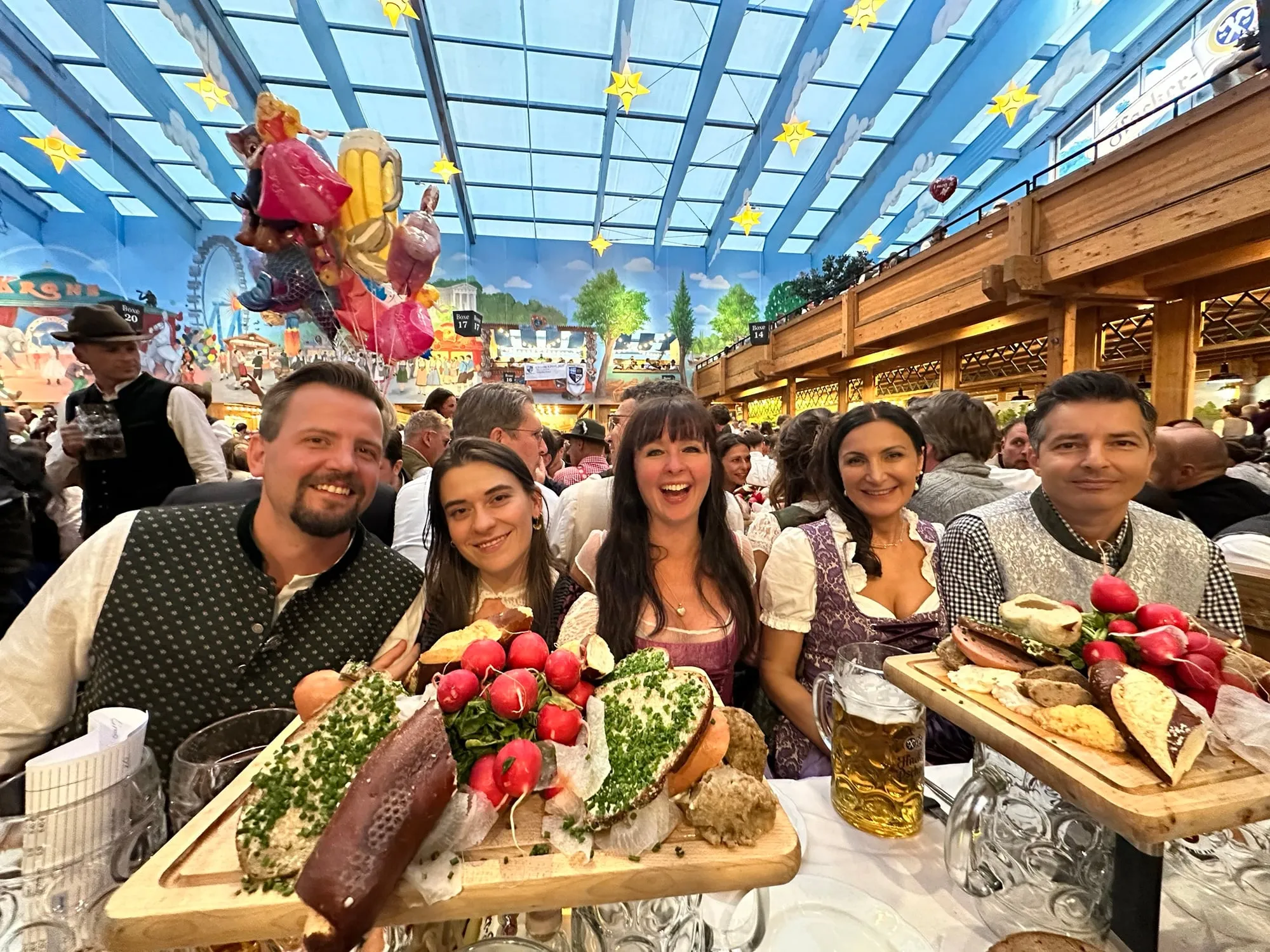 Brotzeit auf dem Oktoberfest