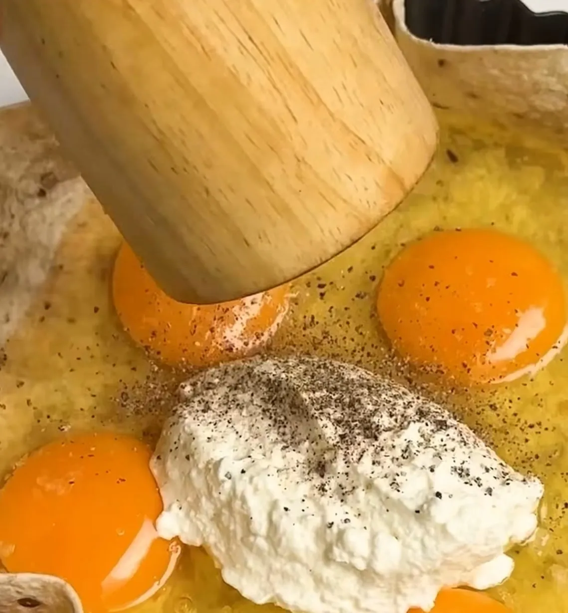 Ricotta mit Pfeffer