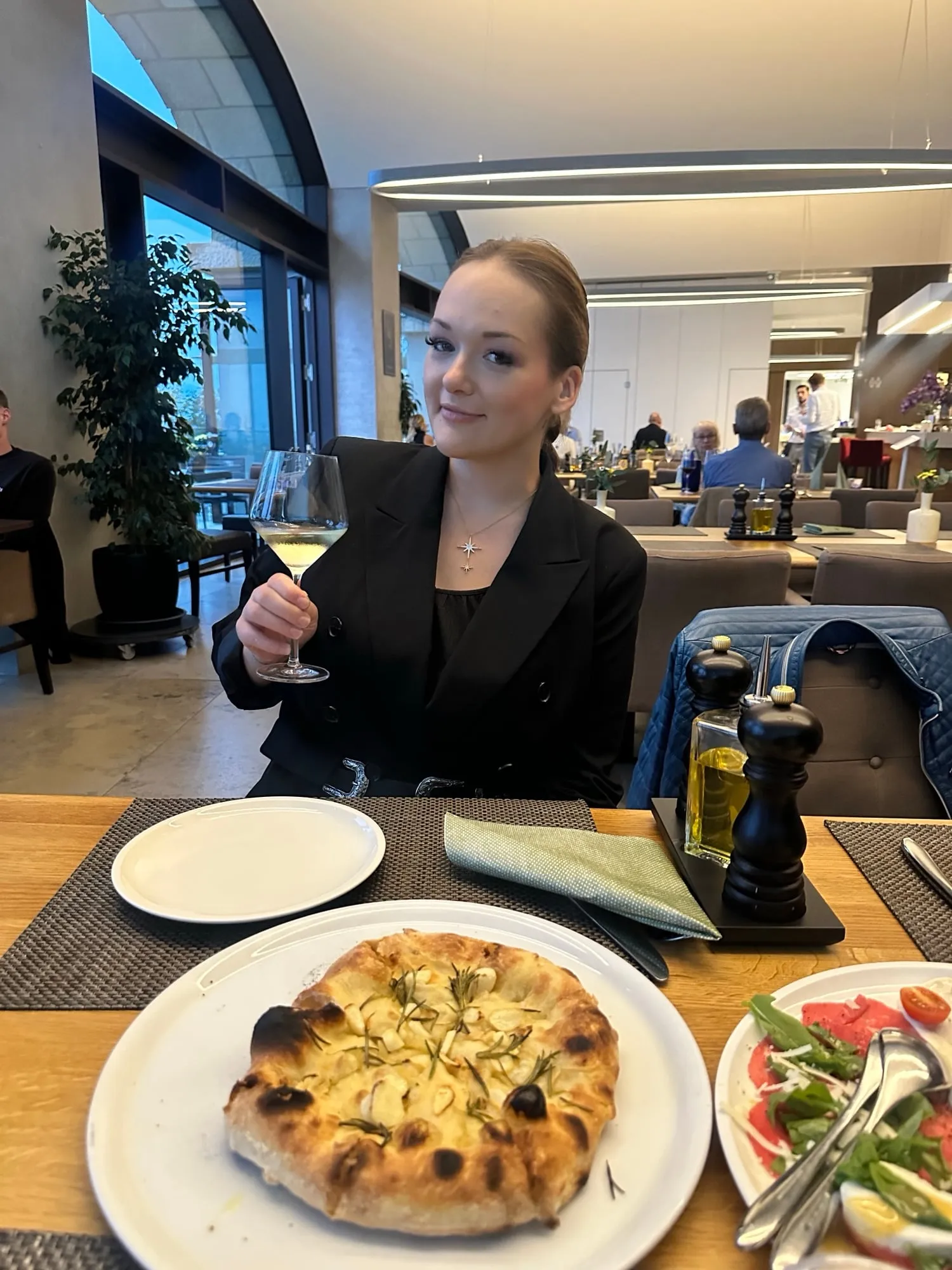 Sabrina mit Focaccia