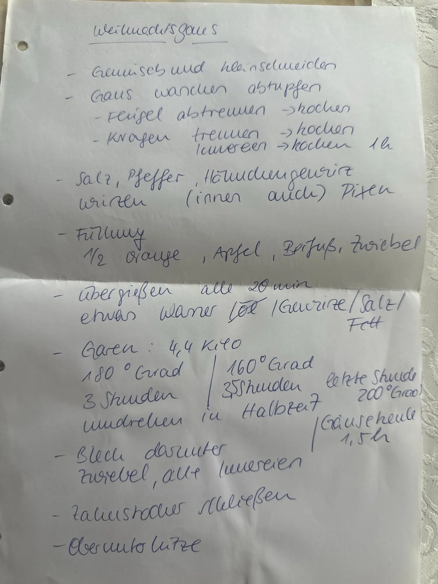 Originalrezept von Oma Elda